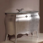 Tiffany World, Barocco 7238,  103*50*h85, top , 2 ., :  , : /swarovsk 7238 foglia argento/cr-sw